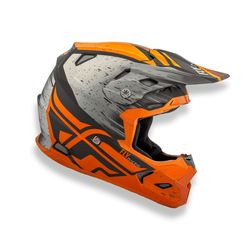 FLY RACING TOXIN HELMET (MATTE ORANGE KHAKHI) - LRL Motors