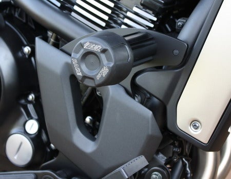 GSG-MOTOTECHNIK | Crash pad set | Attachments coated in black | Kawasaki Vulcan S 2015-2021 - LRL Motors