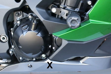 GSG-MOTOTECHNIK | Crash pad set | Kawasaki Ninja 1000 SX 2018-2021 - LRL Motors
