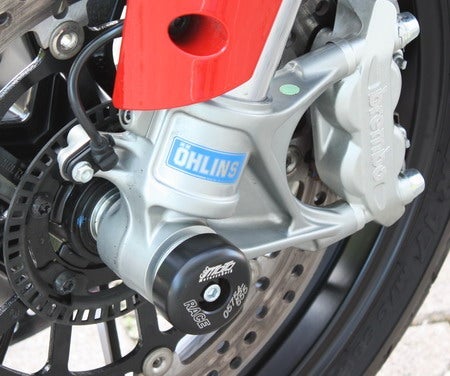 GSG-MOTOTECHNIK | Front wheel pad set | Can also be used with Öhlins fork | Ducati Panigale 1199 2012-2015 - LRL Motors