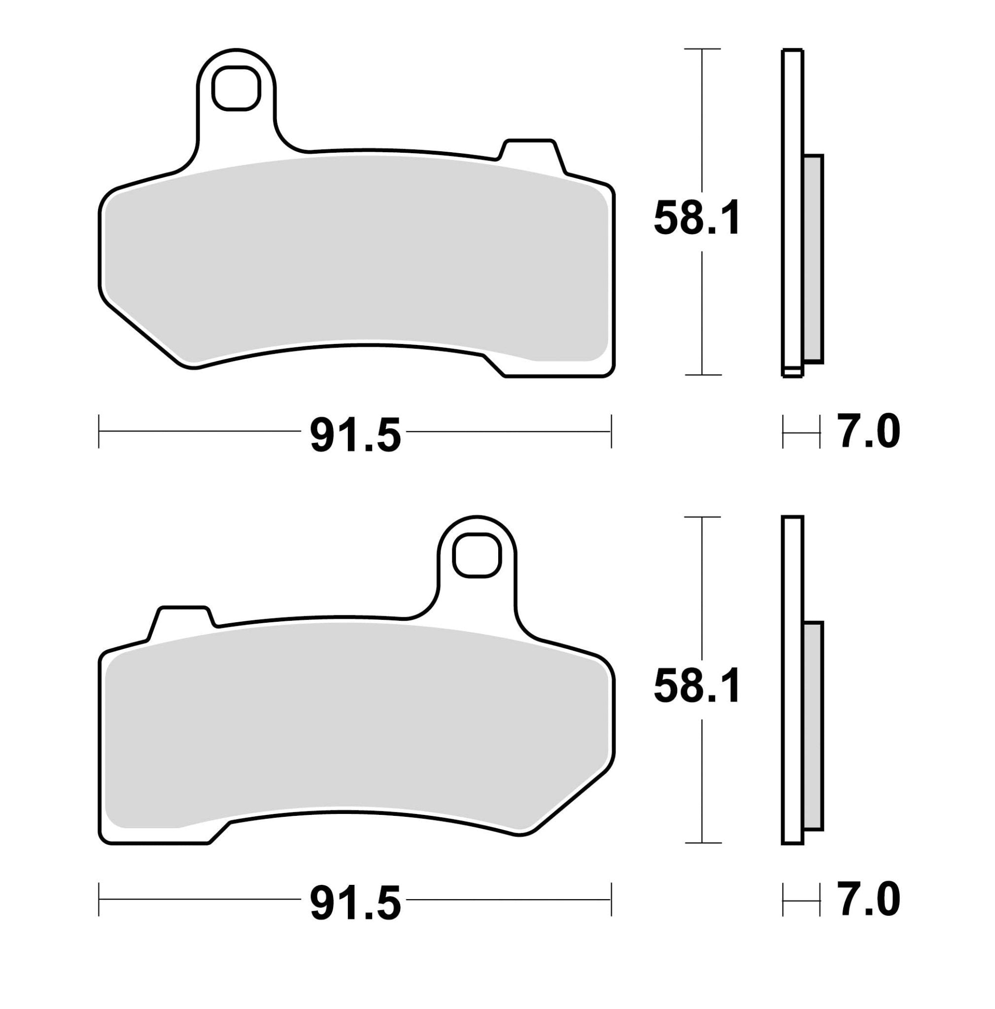 HARLEY D. FLHR ROAD KING ABS|1750|2017 - 2018 >FRONT - BOTH - LRL Motors