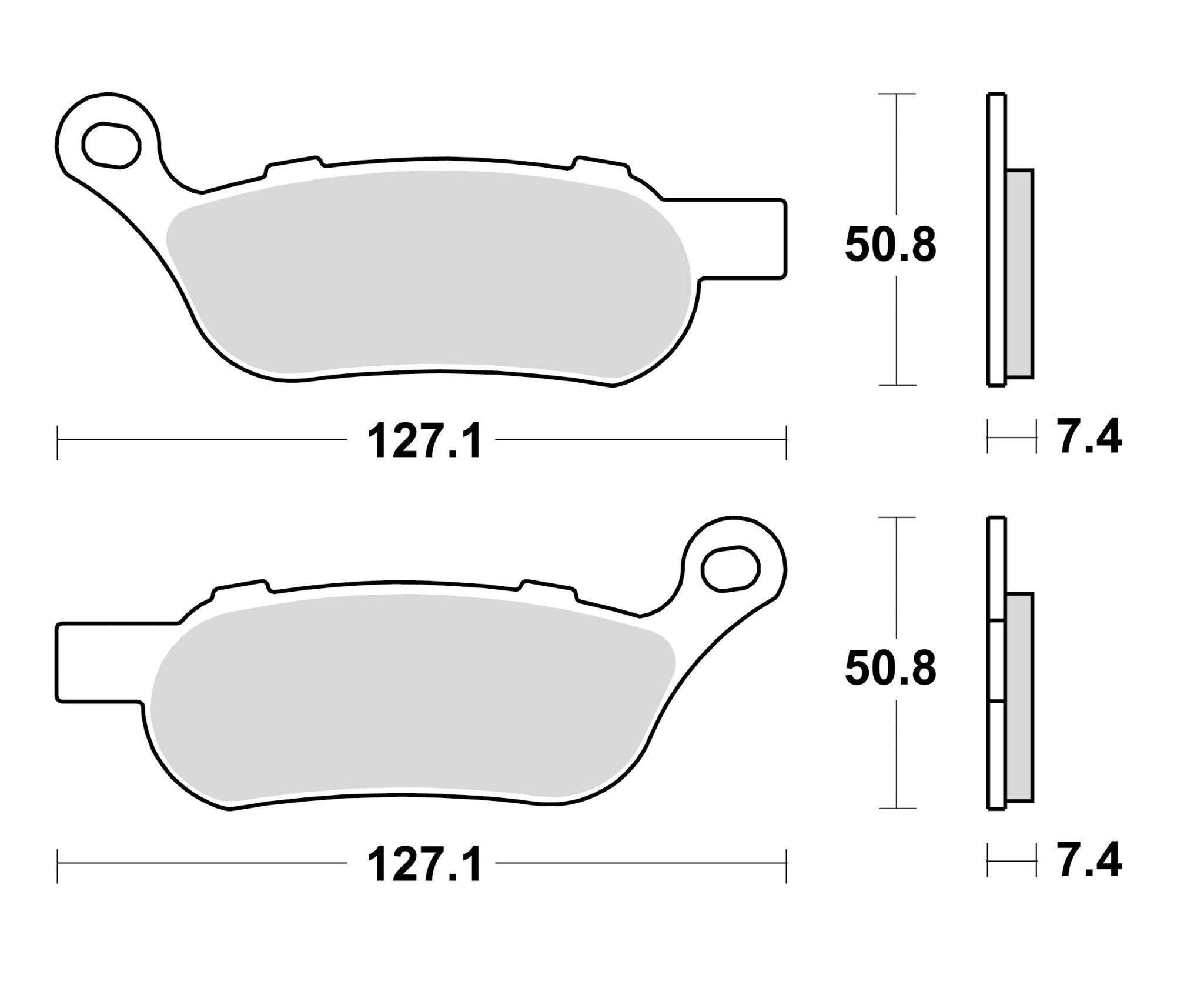 HARLEY D. FXCW ROCKER|1584|2008 - 2009 >REAR - R - LRL Motors