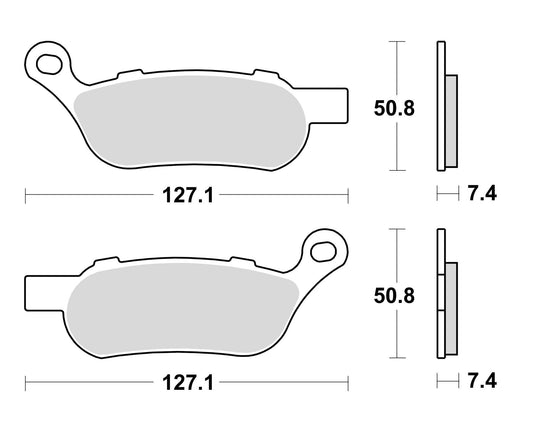 HARLEY D. FXCW ROCKER|1584|2008 - 2009 >REAR - R - LRL Motors