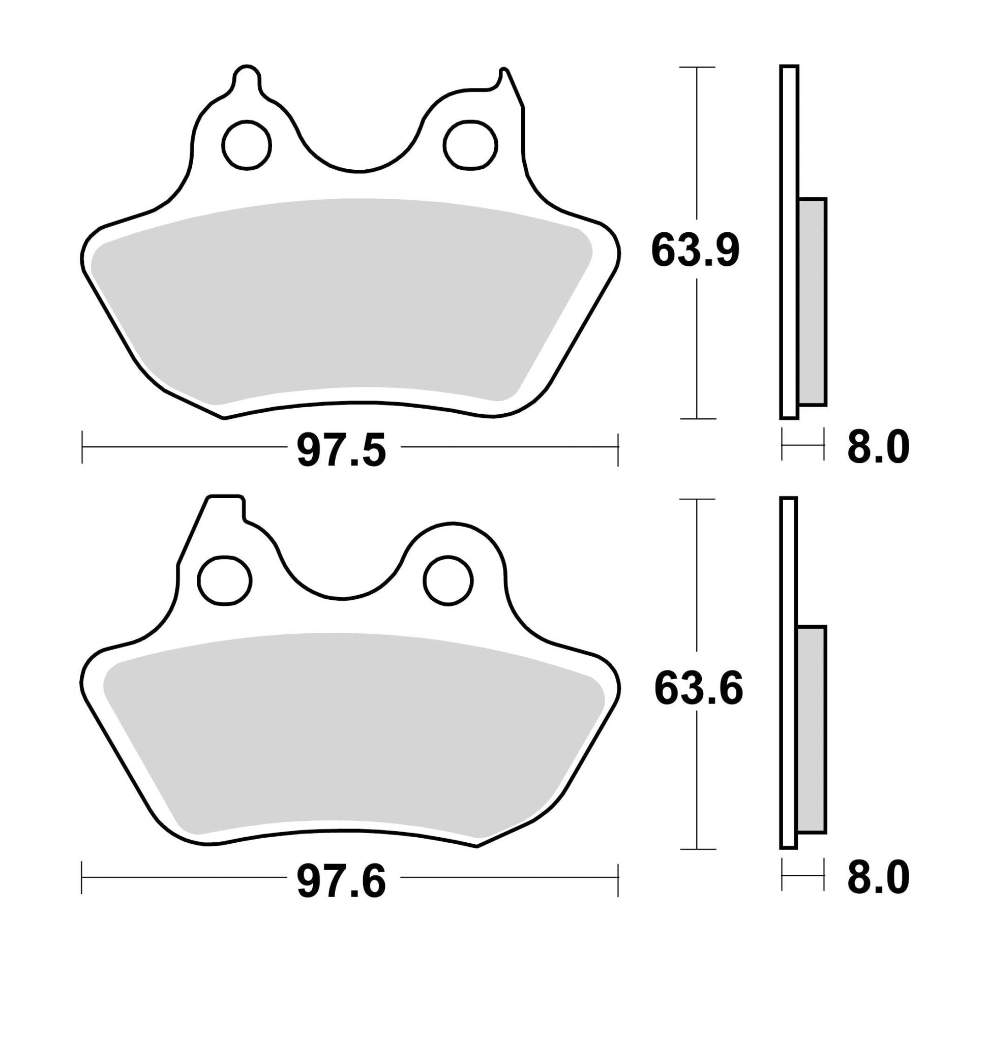 HARLEY D. FXDWG DYNA WIDE GLIDE|1584|2007 >REAR - R - LRL Motors