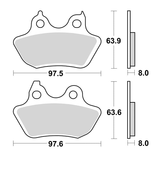 HARLEY D. FXDWG DYNA WIDE GLIDE|1584|2007 >REAR - R - LRL Motors