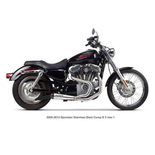 Harley Davidson Sportster 2004- 2014 Comp S Exhaust - LRL Motors