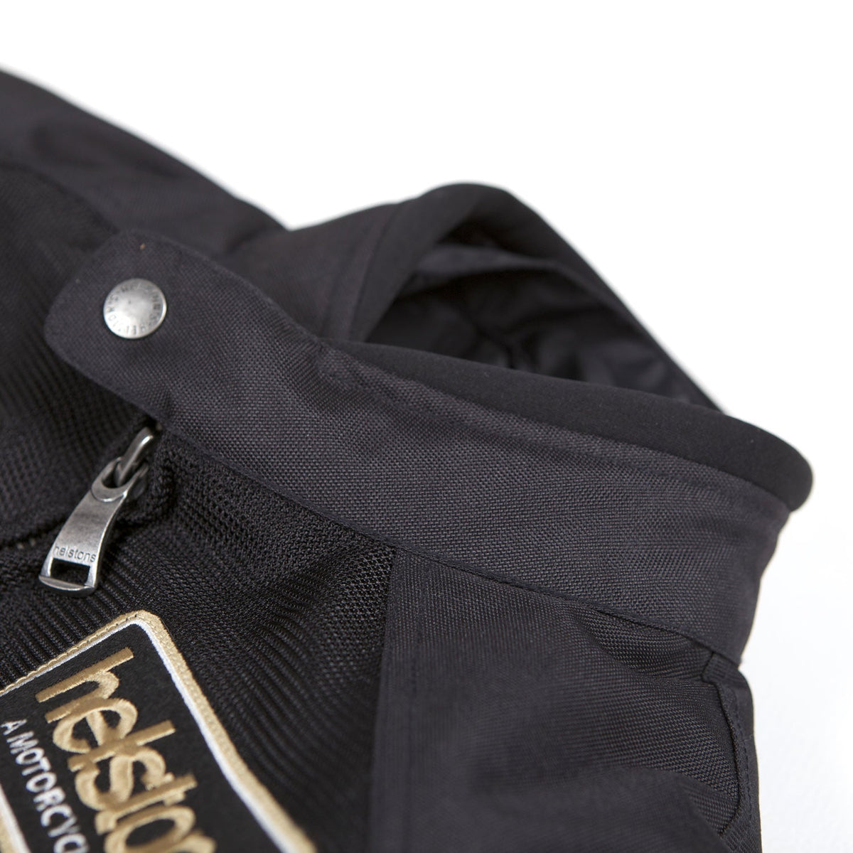 Helstons DAYTONA Mesh fabric motorcycle Jacket in BLACK - LRL Motors