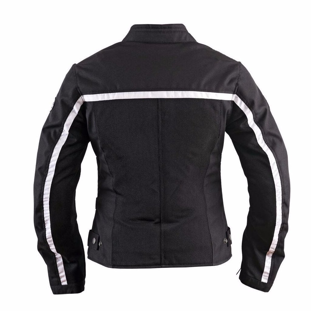 Helstons DAYTONA Women’s black Mesh fabric motorcycle jacket - LRL Motors