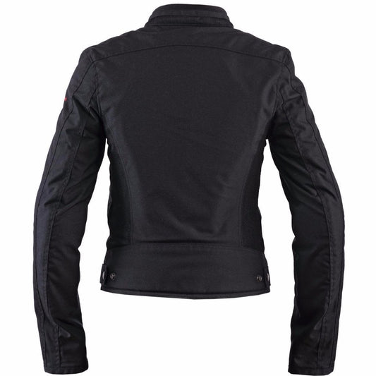 Helstons DISTRICT Women’s black Mesh fabric motorcycle jacket - LRL Motors