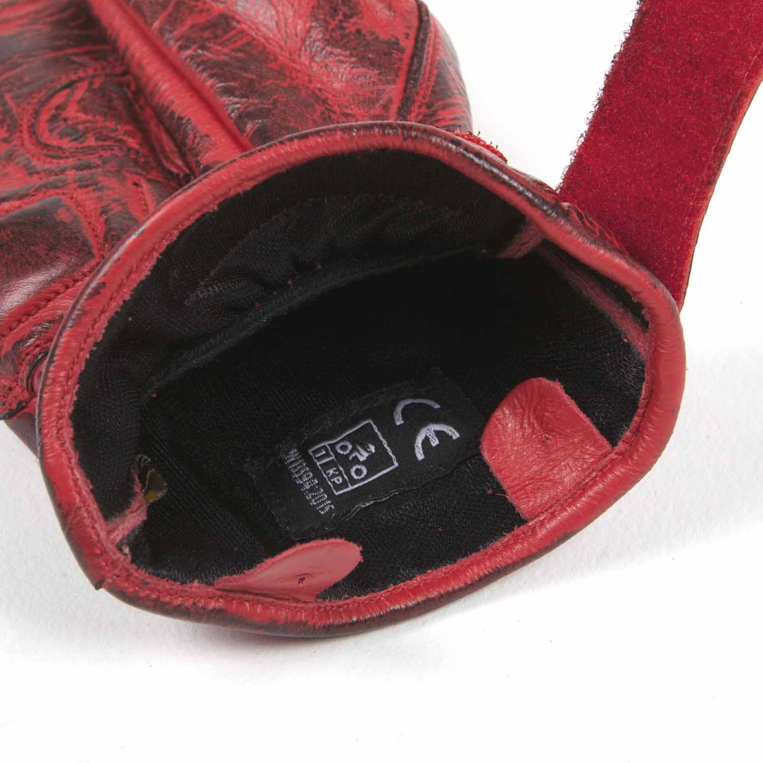 Helstons LIGHTNING Summer Women leather gloves - Red - LRL Motors