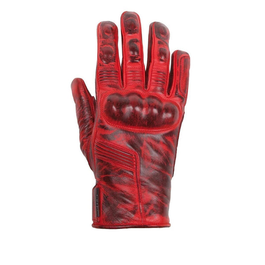 Helstons LIGHTNING Summer Women leather gloves - Red - LRL Motors