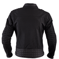 Helstons SONNY Mesh fabric motorcycle Jacket in Black - LRL Motors