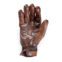Helstons SPEED PRO summer Pull Up brown leather glove - LRL Motors