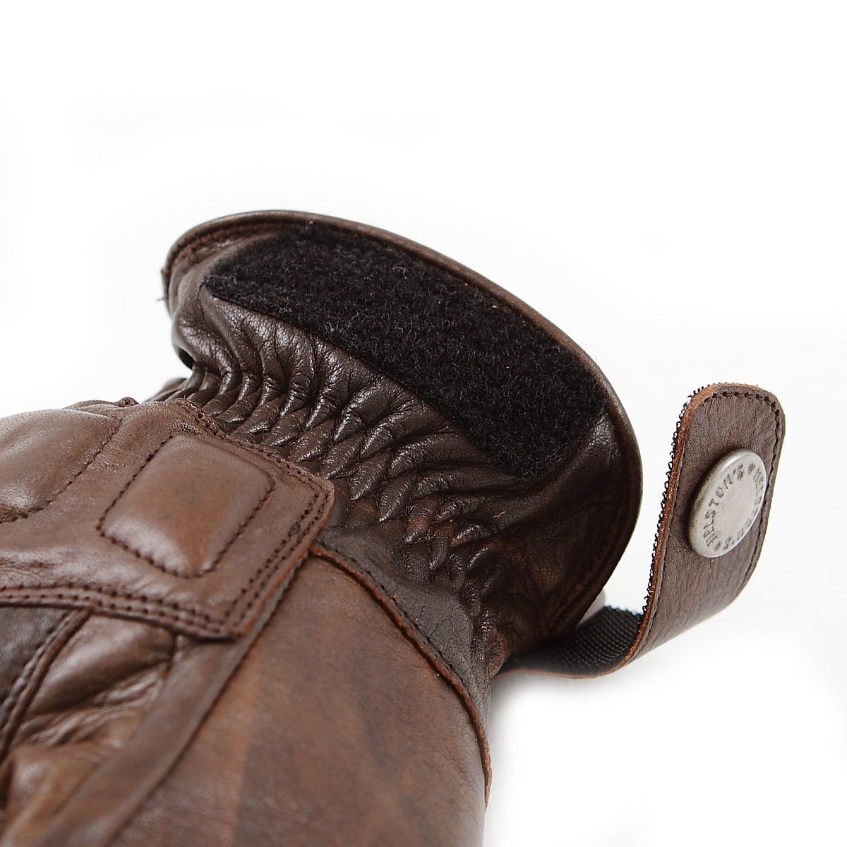 Helstons SPEED PRO summer Pull Up brown leather glove - LRL Motors