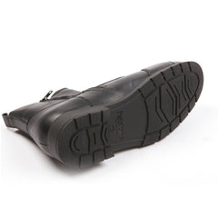 Helstons Trail Black Calfskin motorcycle leather shoes - LRL Motors