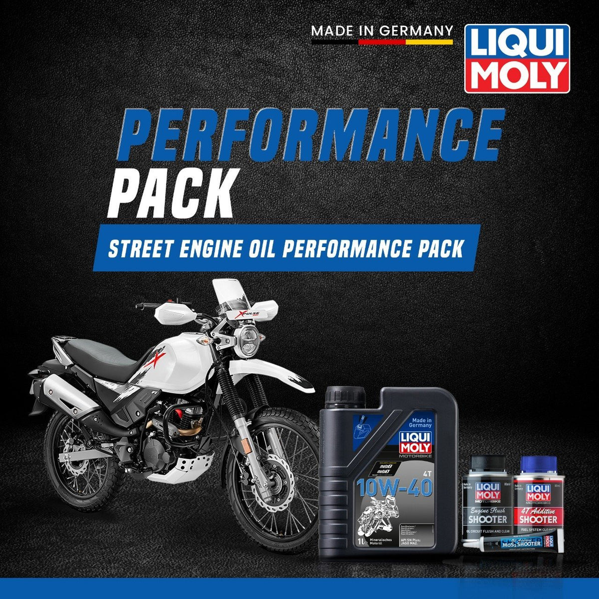 Hero Xpuls Street Engine oil Performance Pack - LRL Motors
