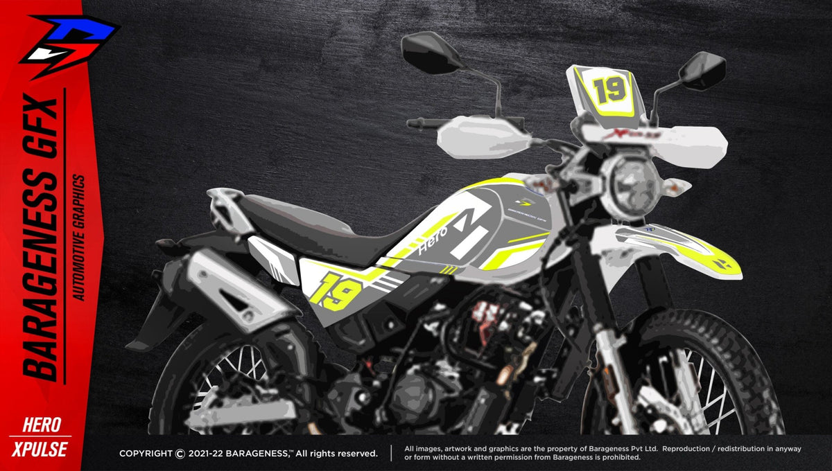 Hero Xpulse 200 Automotive Graphics - LRL Motors