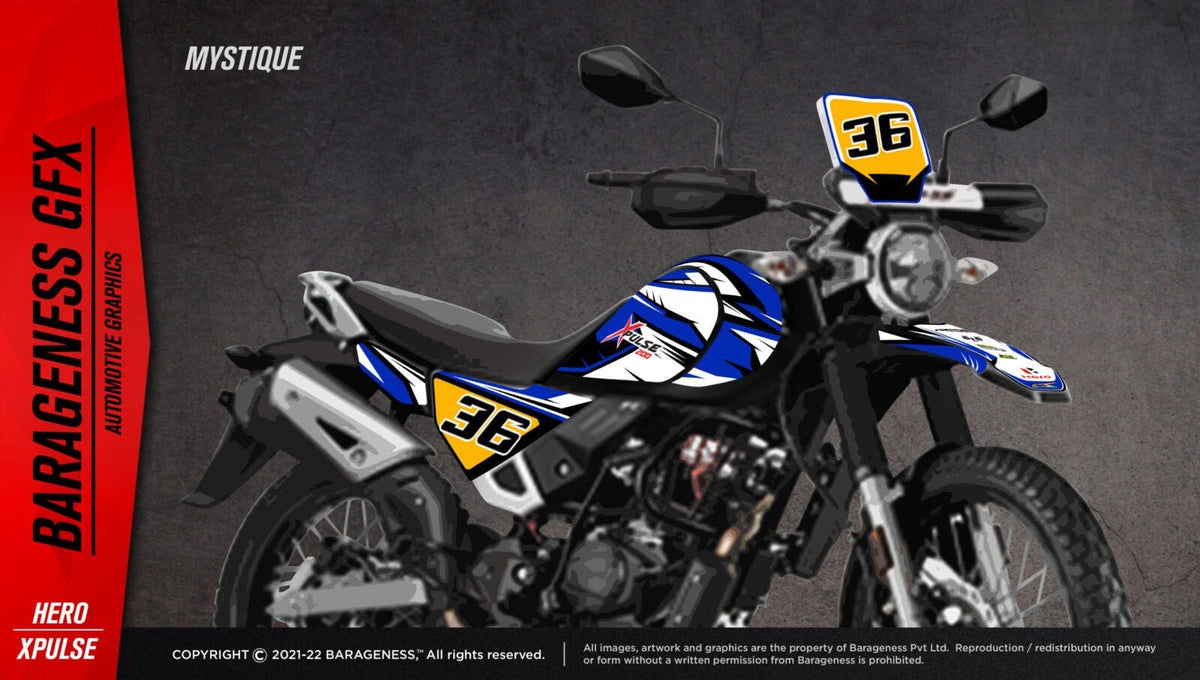 Hero Xpulse 200 Automotive Graphics - LRL Motors