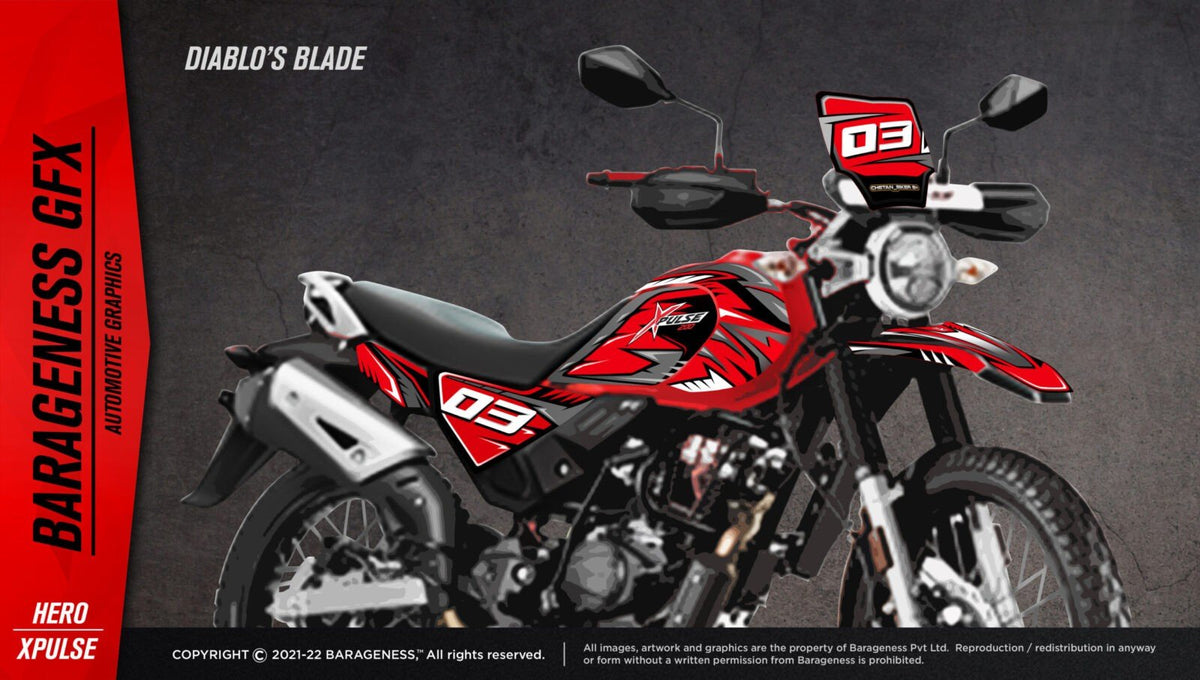 Hero Xpulse 200 Automotive Graphics - LRL Motors