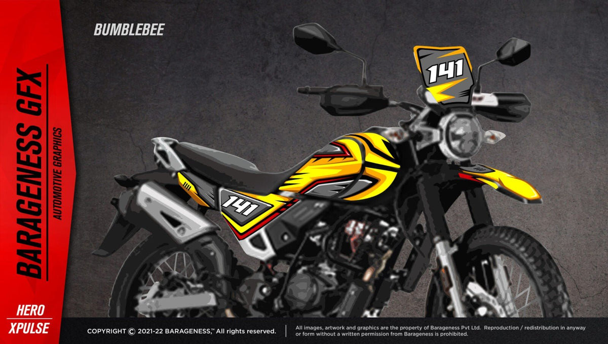 Hero Xpulse 200 Automotive Graphics - LRL Motors