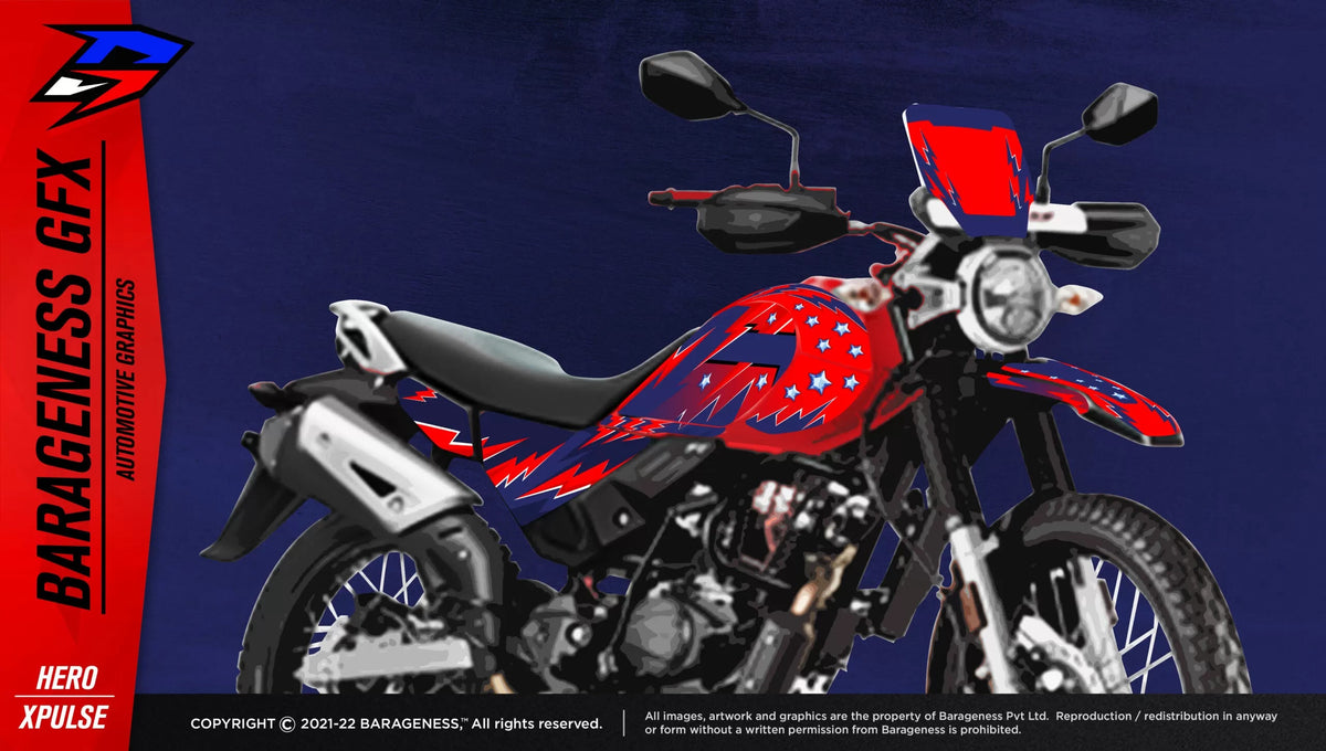 Hero Xpulse 200 Automotive Graphics - LRL Motors