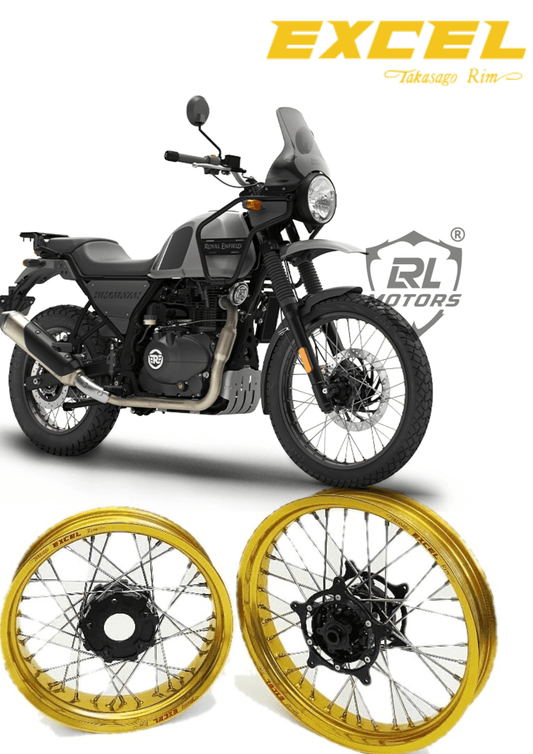 HIMALAYAN FRONT & REAR BARTUBELESS SPOKED WHEELS - LRL Motors