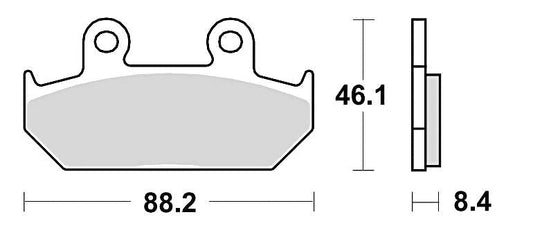 HONDA CBR F|1000|1987 - 1988 >FRONT - BOTH - LRL Motors