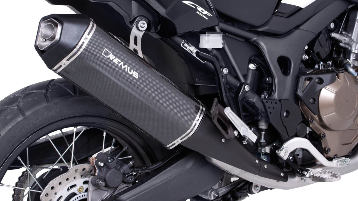 Honda CRF Africa Twin - Remus slip on (muffler) Carbon - LRL Motors