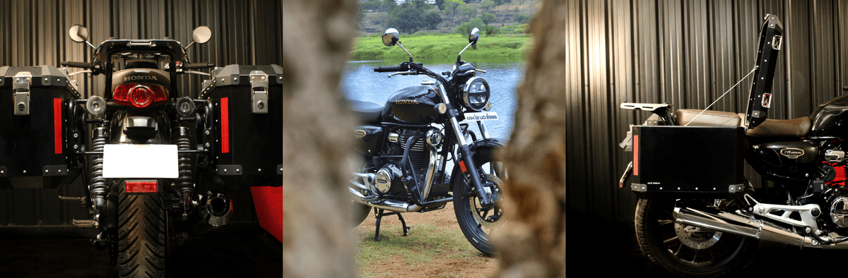 Honda H'ness/ CB 350 auto Engina Adv Panniers - LRL Motors
