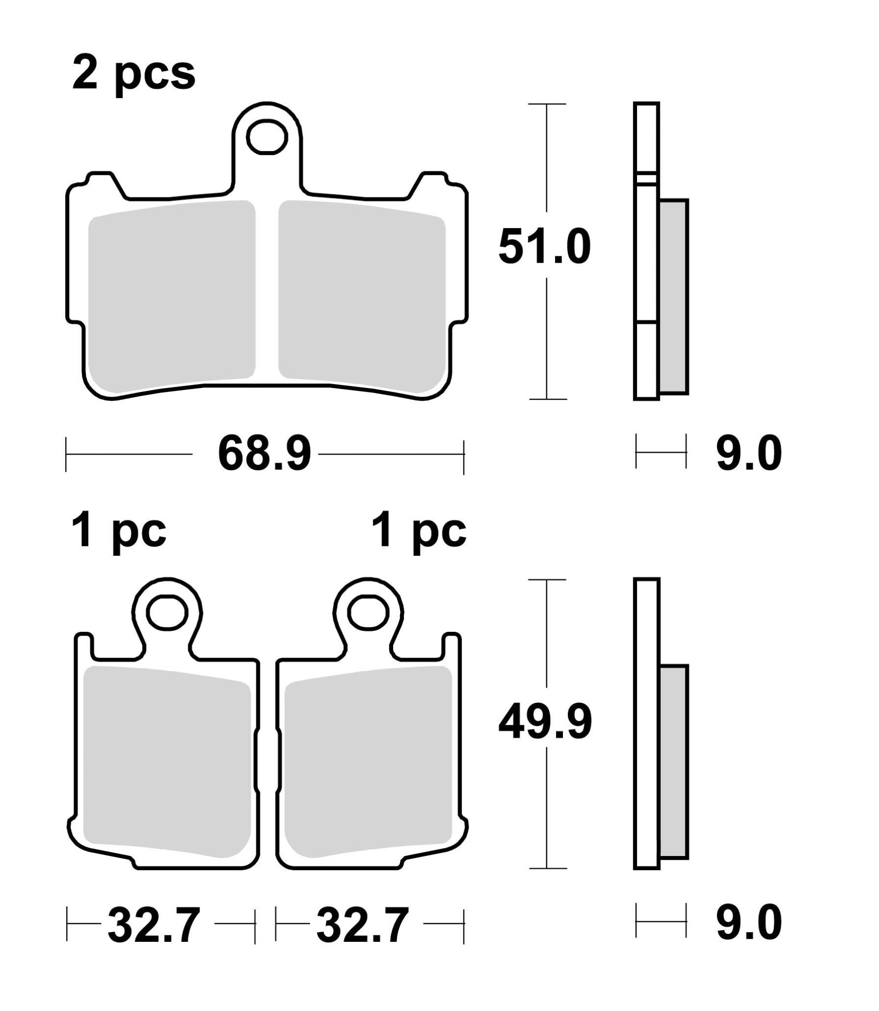 HONDA VFR F DCT|1200|2010 - 2016 >FRONT - BOTH - LRL Motors