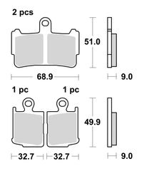 HONDA VFR F DCT|1200|2010 - 2016 >FRONT - BOTH - LRL Motors