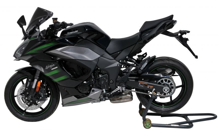 hugger arriere ermax for z1000 sx (ninja 1000) 2020 , noir métal/gris métal /green metal l 2020(metallic diablo black [17k], matte graphite gray, vert emerald blazed [60r] ) -Ermax - LRL Motors