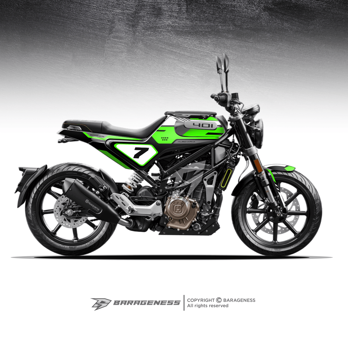 Husqvarna Svartpilen/ Vitpilen Automotive Graphics - LRL Motors