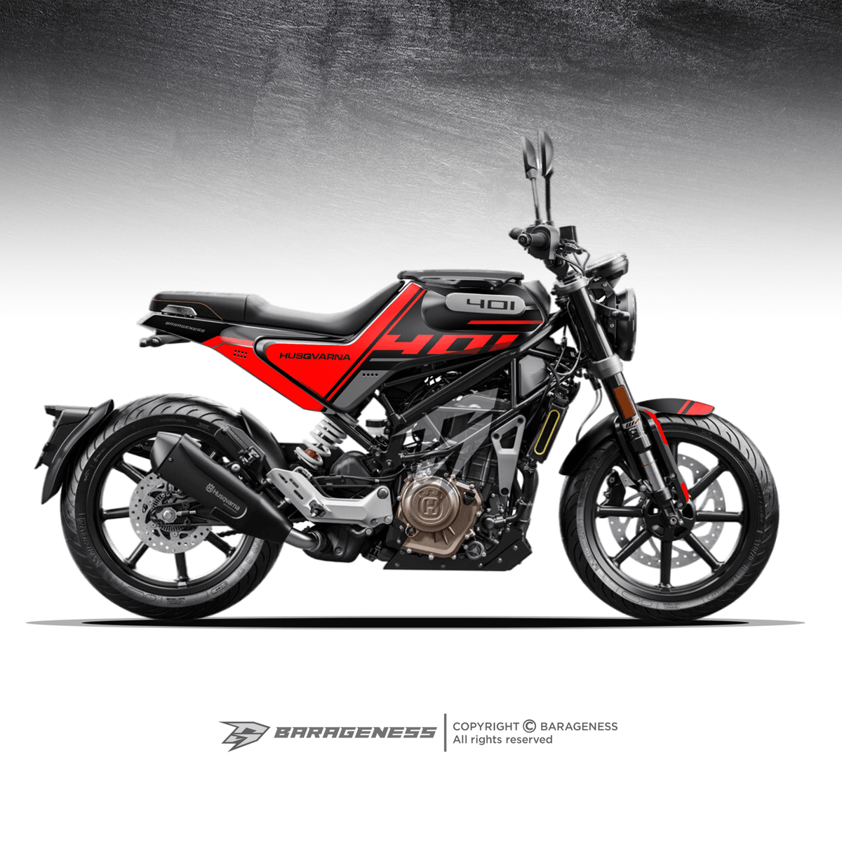 Husqvarna Svartpilen/ Vitpilen Automotive Graphics - LRL Motors