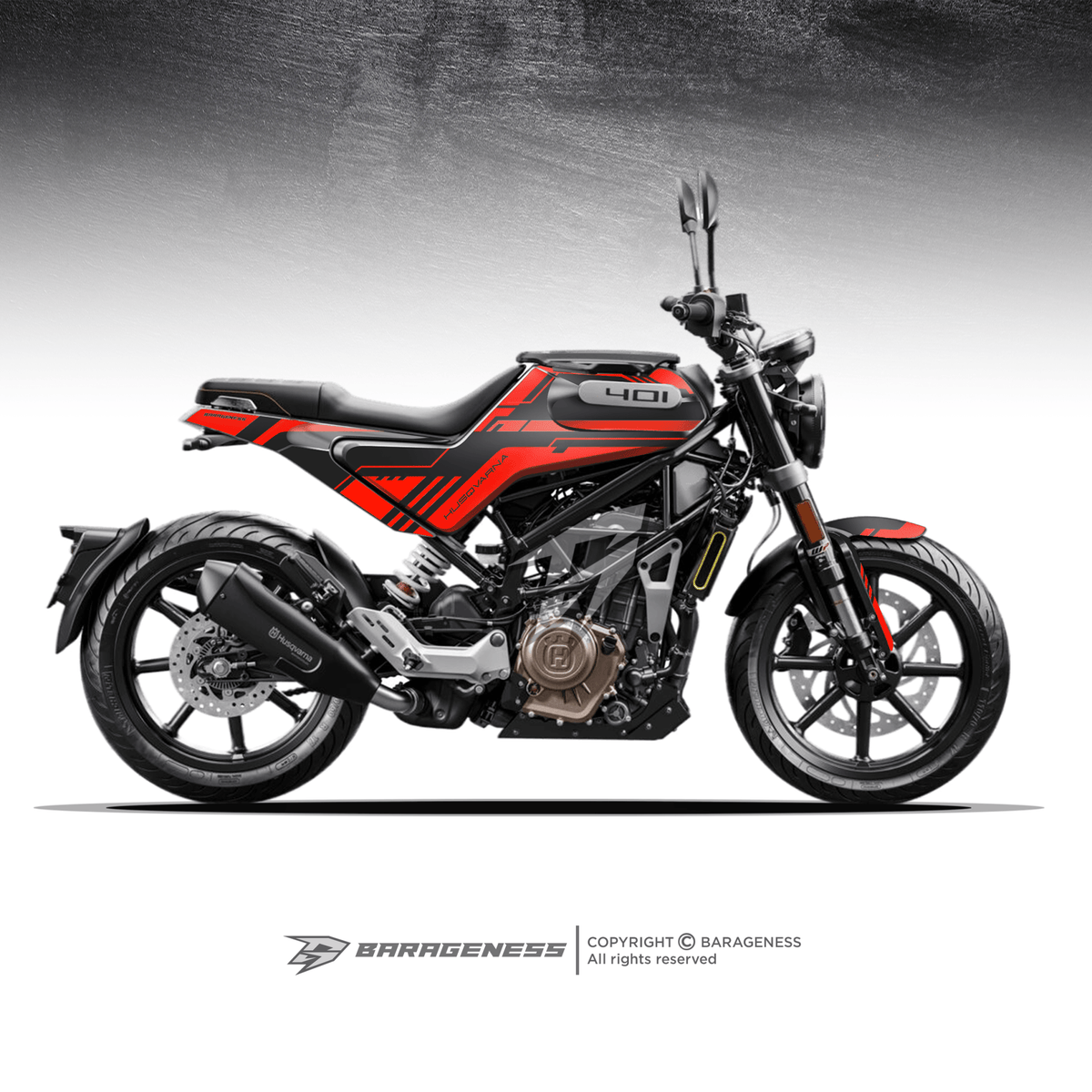Husqvarna Svartpilen/ Vitpilen Automotive Graphics - LRL Motors