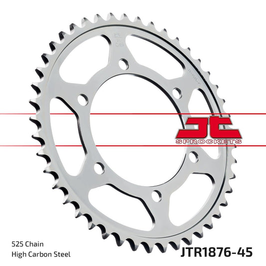 JT REAR SPROCKET JTR1876.45ZBK GSX 1000 - LRL Motors