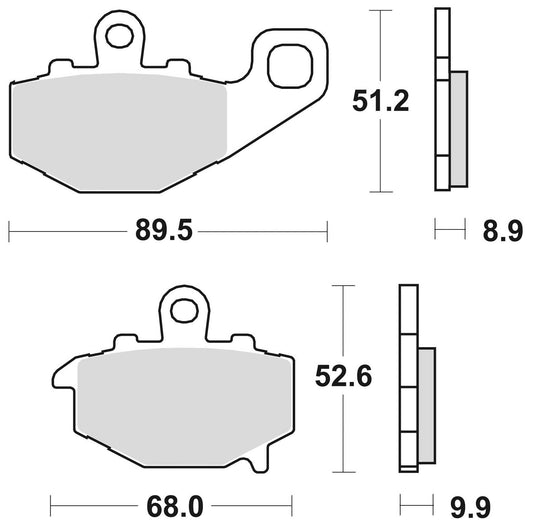 KAWASAKI ER6N ABS|650|2006 - 2016 >REAR - R - LRL Motors