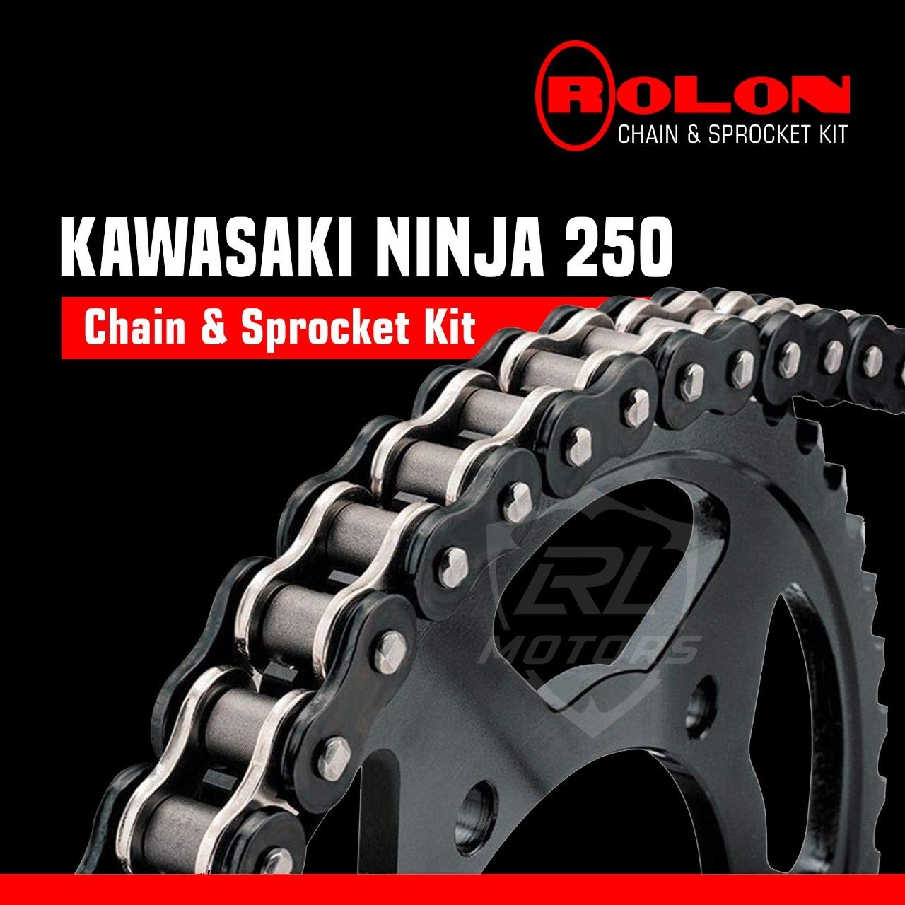 Kawasaki Ninja 250 Rolon chain & Sprocket Kit - LRL Motors