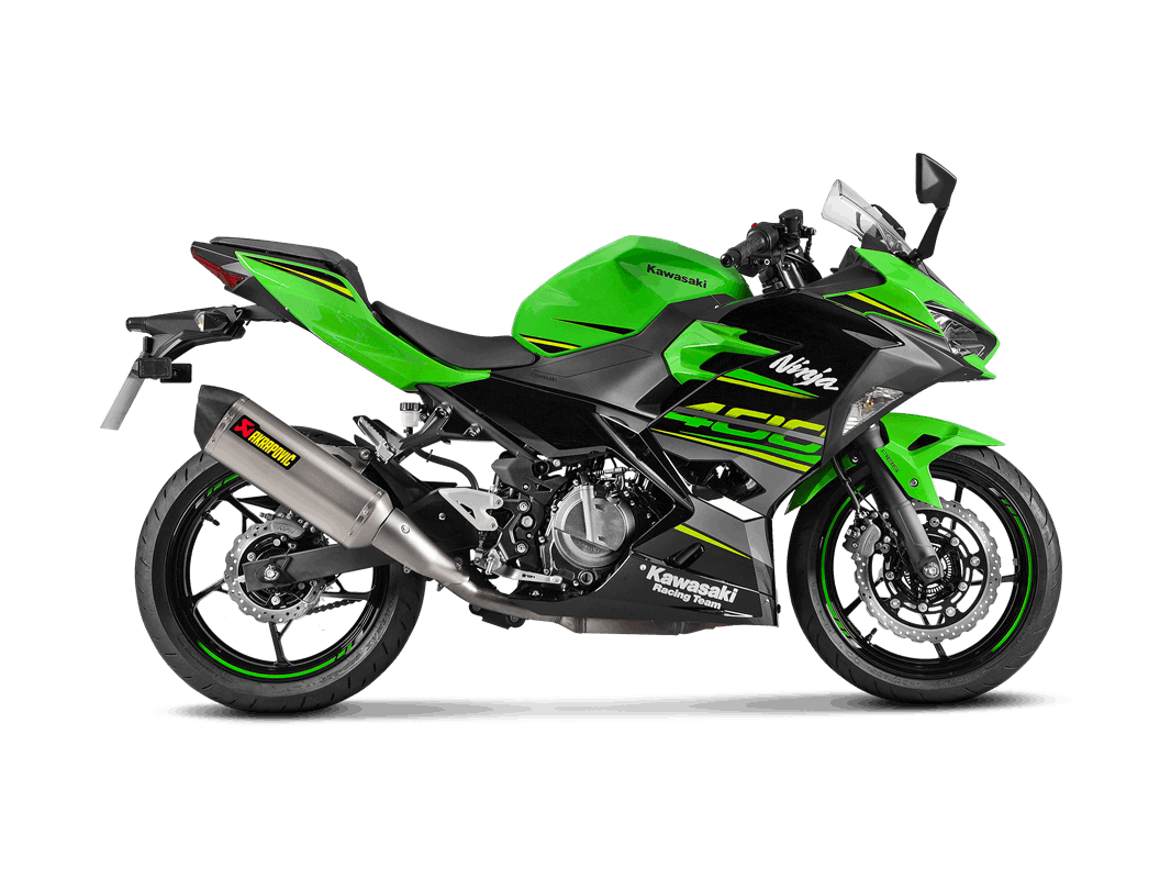 Kawasaki Ninja 400 2018 -2020 Slip-On Line (Titanium) - LRL Motors