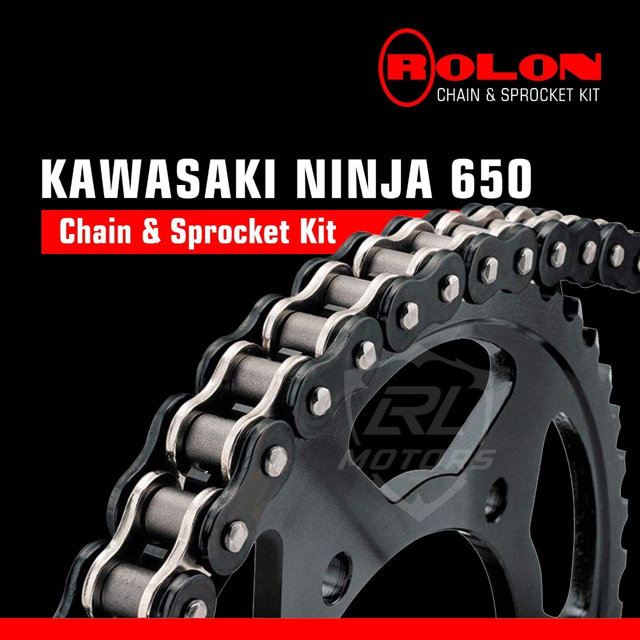 Kawasaki Ninja 650R Rolon chain & Sprocket Kit - LRL Motors