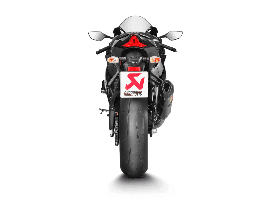 Kawasaki Ninja ZX-10RR 2017 -2020 Muffler bracket with Muffler clamp (Carbon) - LRL Motors