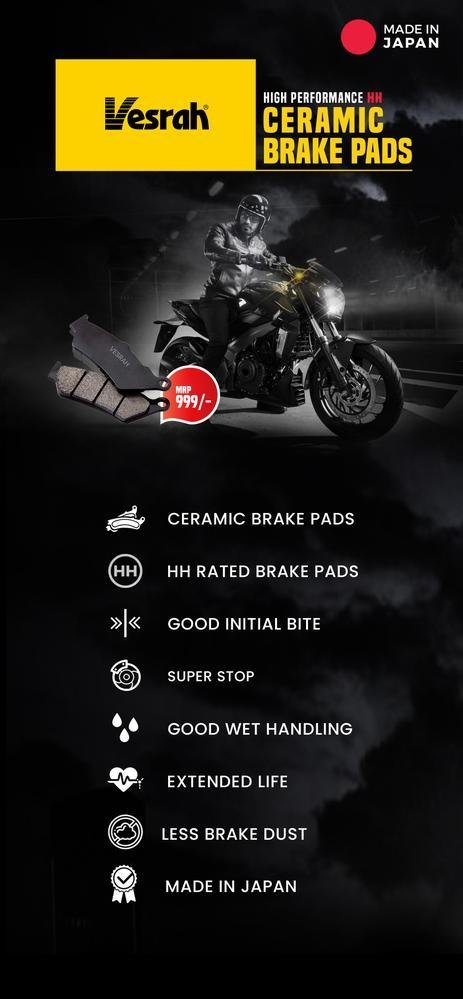 Kawasaki Versys 1000 brake pad front and rear (Ceramic)