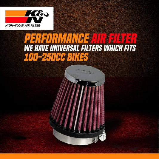 K&N Air Filter 100cc to 250cc (universal) - LRL Motors