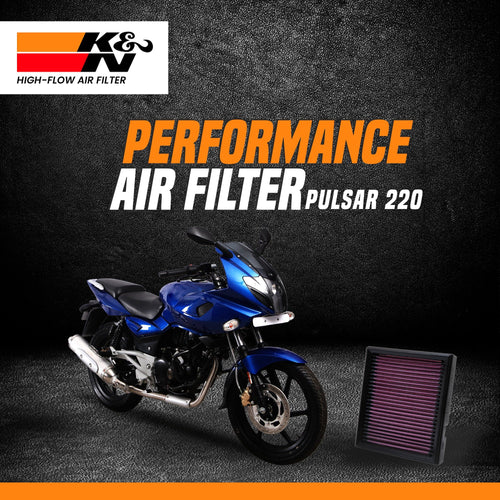 K&N Air Filter Bajaj Pulsar 150/180/220 - LRL Motors