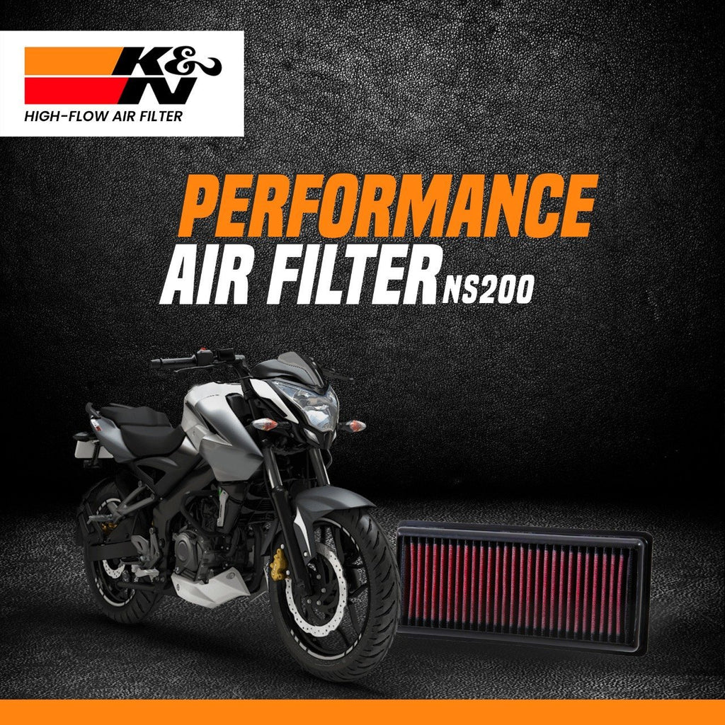 K&N Air Filter Bajaj Pulsar NS 200 - LRL Motors