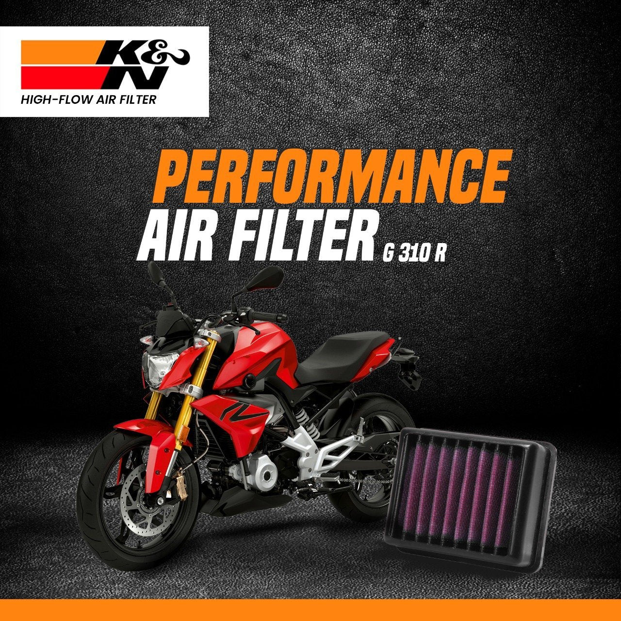 K&N Air Filter BMW G 310 R - LRL Motors