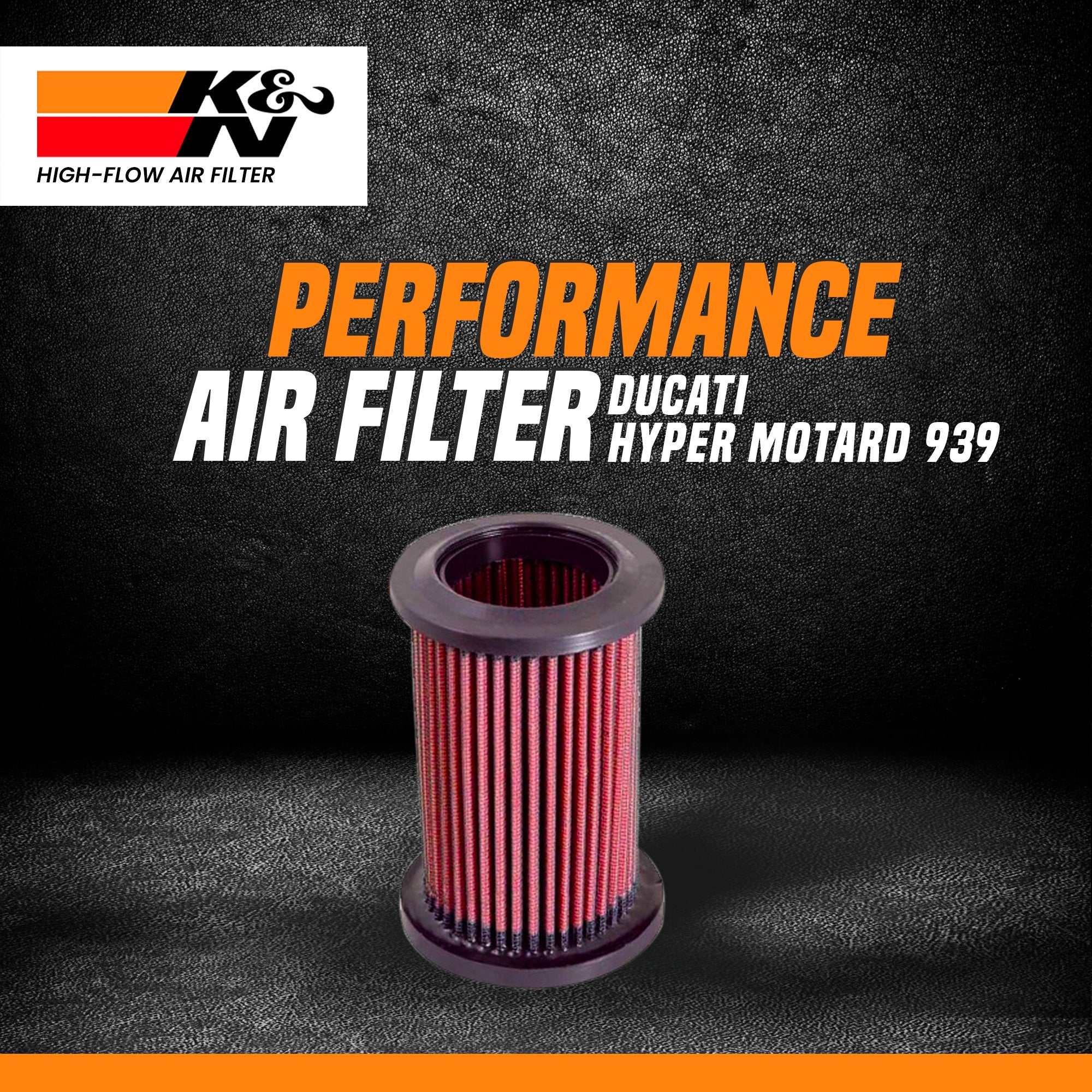 K&N air filter DUCATI HYPERSTRADA 939 - LRL Motors