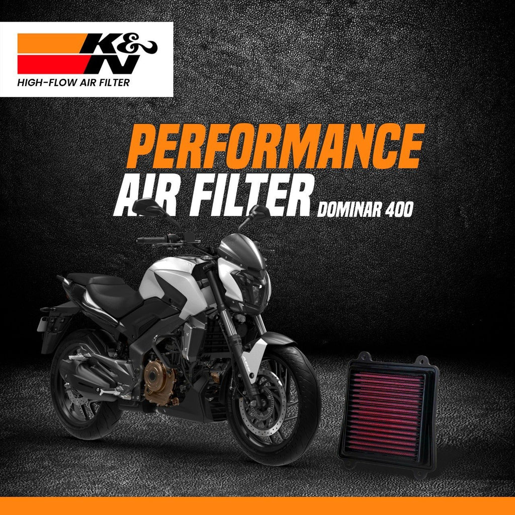 K&N Air Filter for Bajaj Dominar - LRL Motors