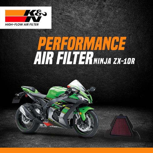 K&N Air filter Kawasaki Ninja ZX10R - LRL Motors