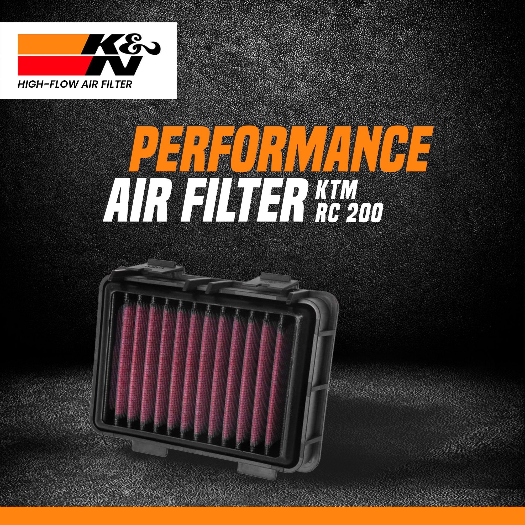 K&N Air Filter KTM RC 200 - LRL Motors